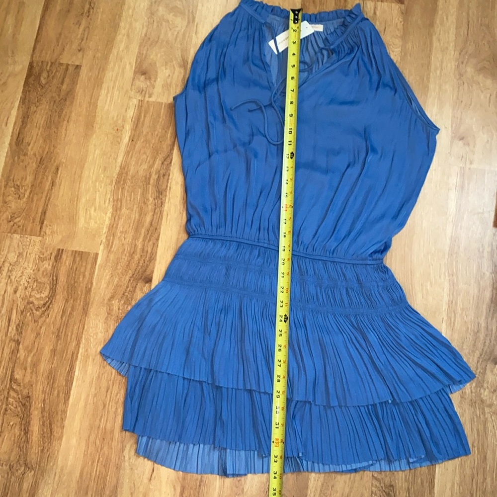 pookie and sebastian Elegant Blue Mini Dress - Picture 7 of 11